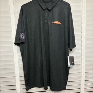 Nike Men's Black Polo Shirt